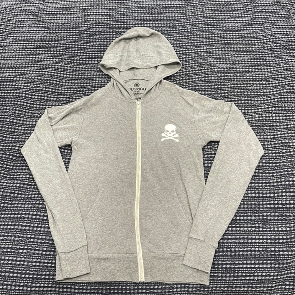 SoulCycle Zip-Up Sweatshirt- Size S, Gray